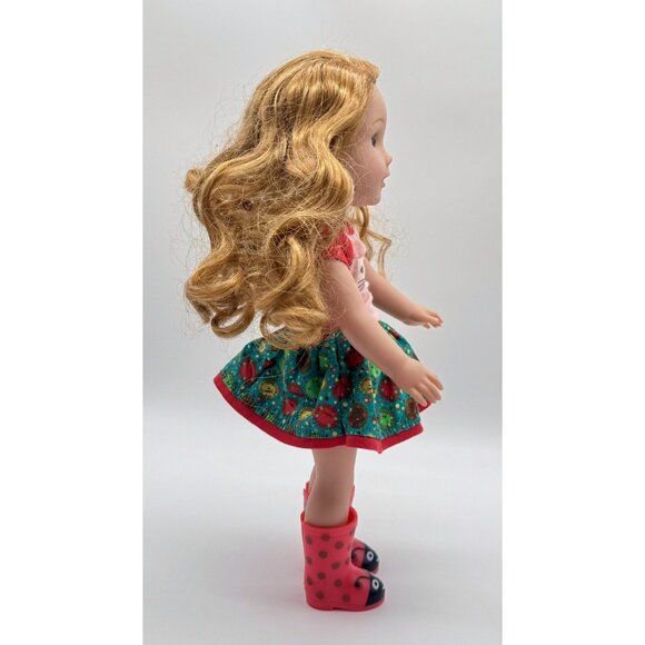 American Girl Wellie Wishers Willa 14.5" doll original outfit Welliewishers Toy - Picture 6 of 10